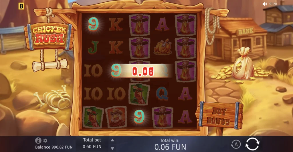 Chicken Rush Spiel