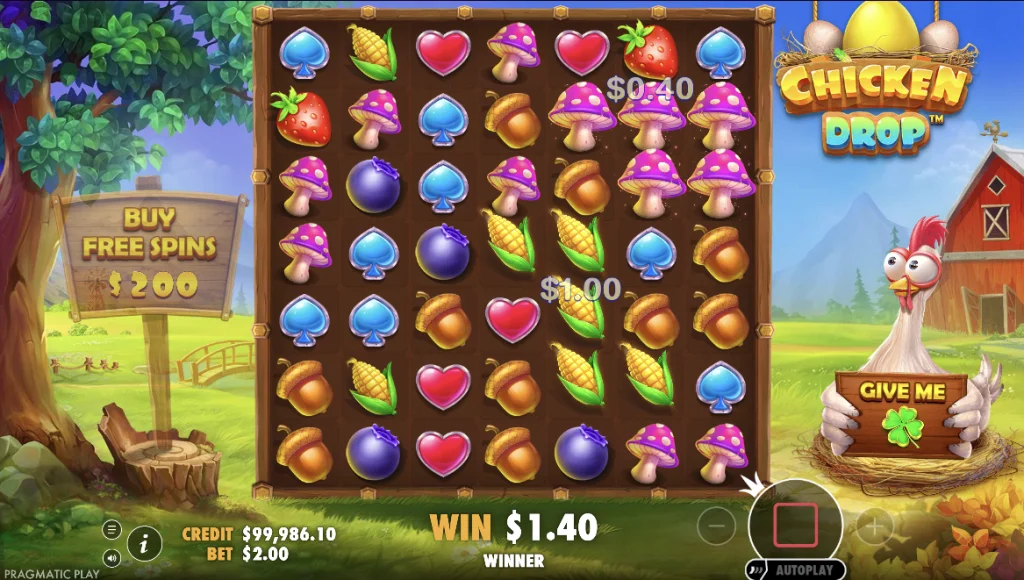 Chicken Drop Online Spiel