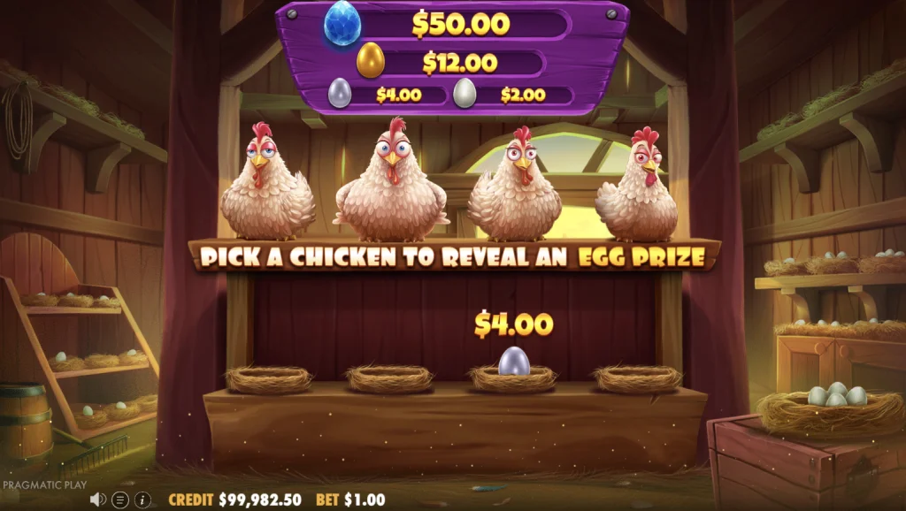Chicken Chase Spiel Bonus