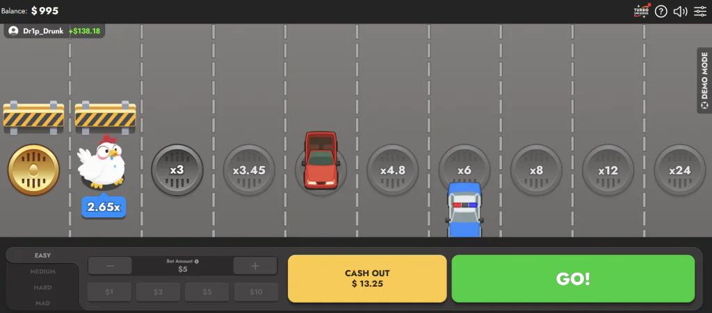 Chicken Route Glücksspiel