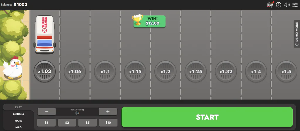 Chicken Route Demo Spiel