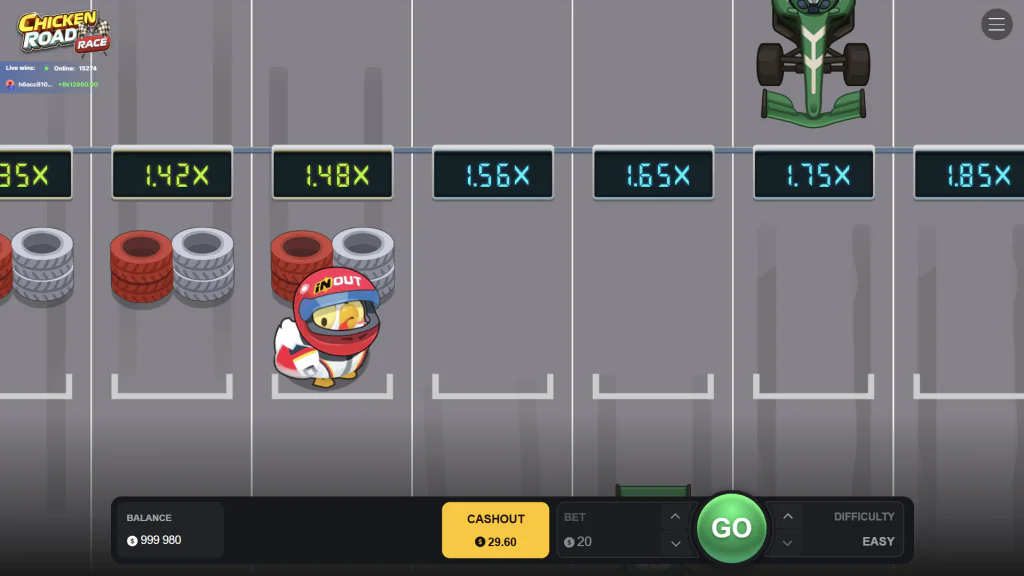 Chicken Road Race Glücksspiel