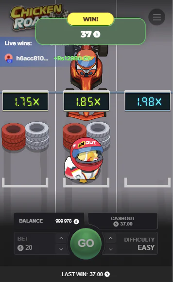 Chicken Road Race Spiel