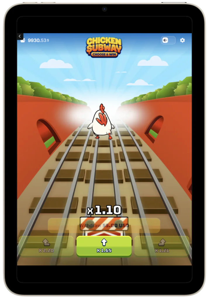 Spiel Chicken Subway