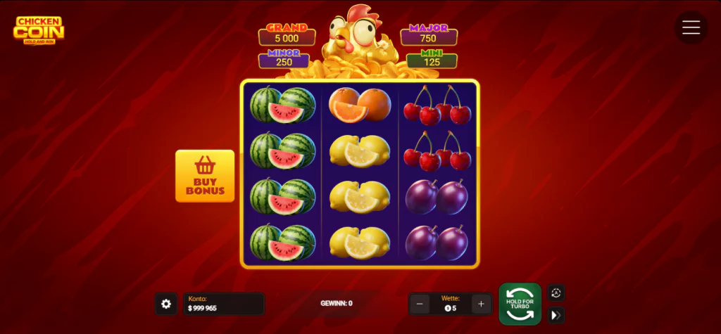 Chicken Coin Demo Spiel
