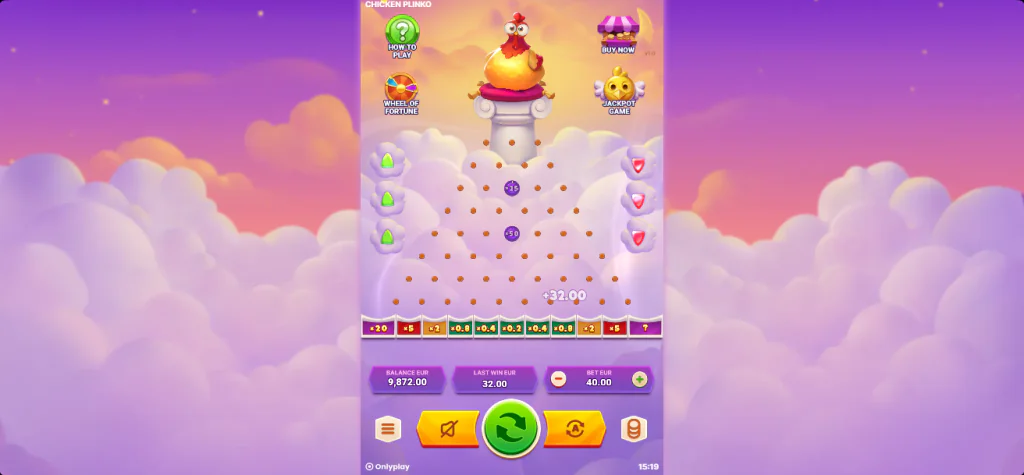 Chicken Plinko Demo Spiel