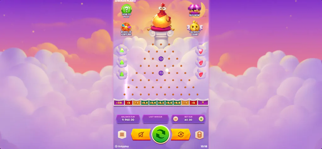 Chicken Plinko Spiel