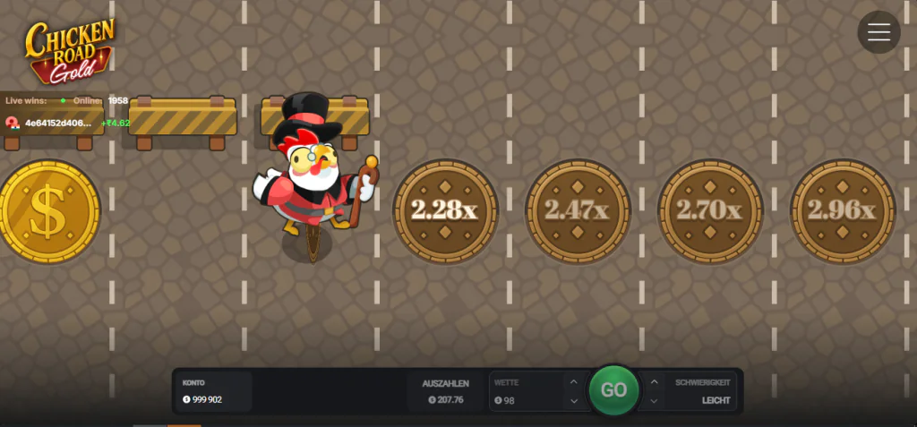 Chicken Road Gold Demo