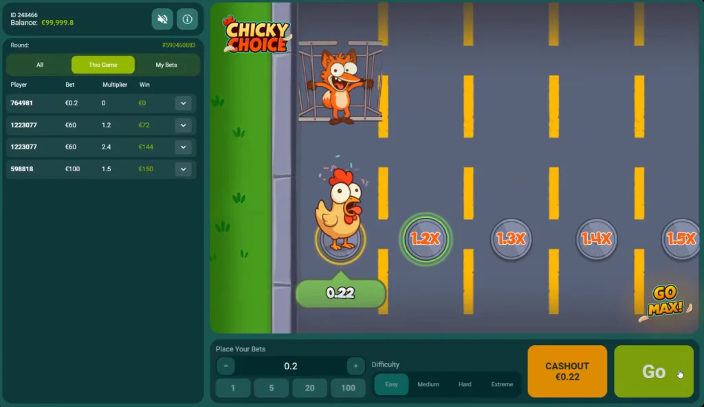 Chicky Choice Spiel