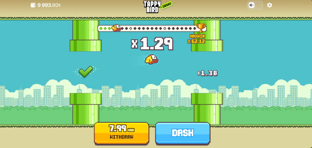Demo Spiel Tappy Bird