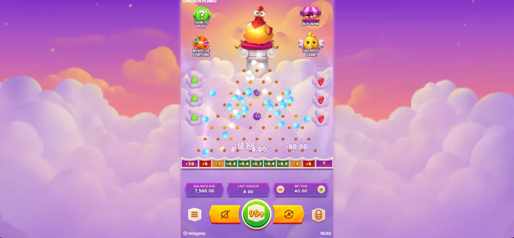 Spiel Chicken Plinko